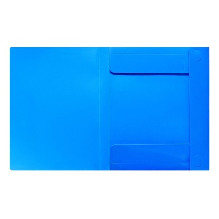 A4, 500MKM, calligrata elastic band on elastic band, root of 25 mm, up to 230 sheets, embossing "sand", blue-12