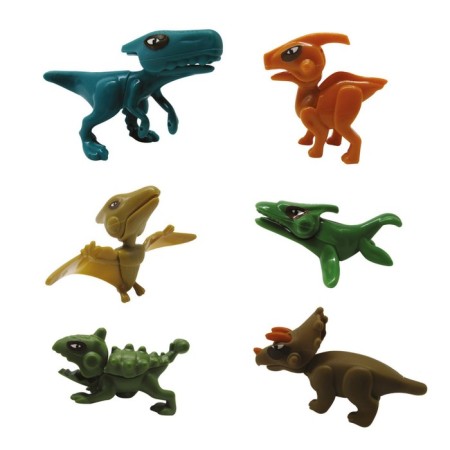 Collectible figurine-scurry dinosaur Crazy Dino Egg Boom, with a map, mix-4