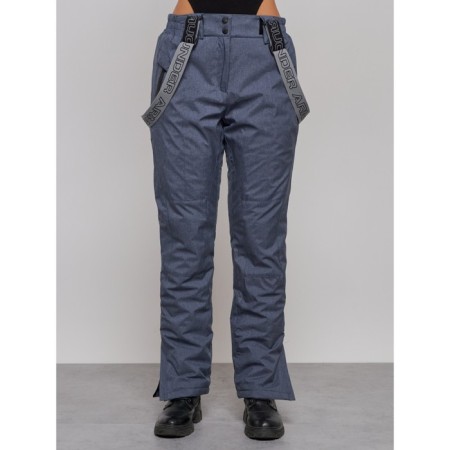 Semi -combinezone ski insulated female winter, size 48, blue color-8