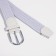 Building belt, width 3 cm, metal buckle, white color