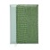 Leduced A5 Diary, 160 sheets, Devente.irene, solid combined cover of artificial leather, cream block 70 g/m2, mint