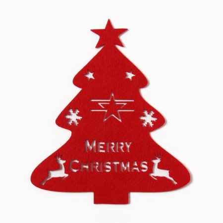 Decor of dining rooms "Christmas tree" central 20x17cm 100%p/e, felt-1