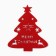 Decor of dining rooms "Christmas tree" central 20x17cm 100%p/e, felt