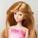 Hair for dolls "wavy with a tail" size is small, color 18