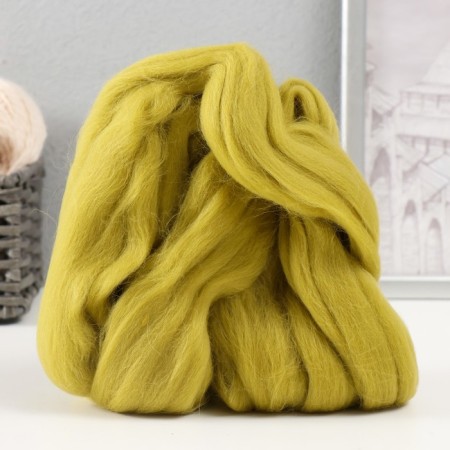 Fasting wool 100% half -toned wool 50 g (pistach. - 189)
