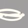 Suspended chandelier Mantra line, Led, 3150lm, 3000k, 500 mm, chromium color