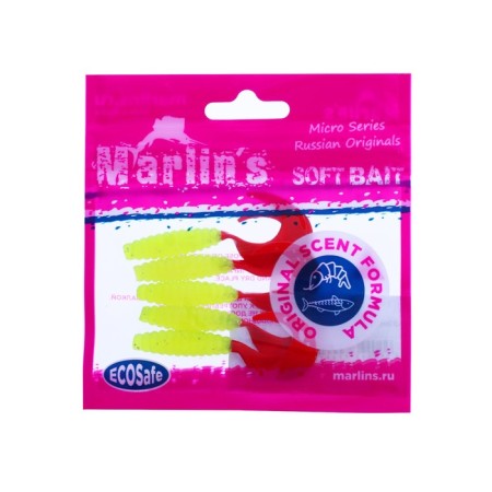 Twizer Marlin’s Tw53, 5.3 cm, 1.3 g, t29rt color, in packaging 5 pcs.-1
