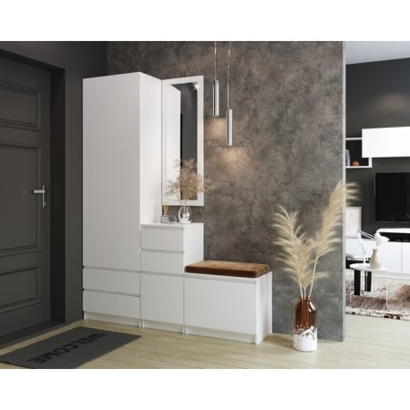 Mirror hinged Madera, 700x400, white-1