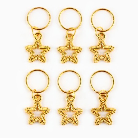 New Year's hair piercing "The brightest" for the New Year, 6 pcs-2