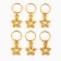 New Year's hair piercing "The brightest" for the New Year, 6 pcs