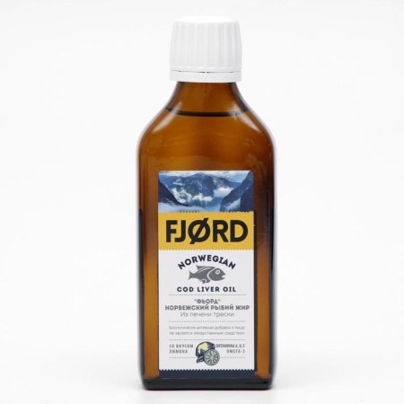 Norwegian fish fat from the liver "FJord" 200 ml-1