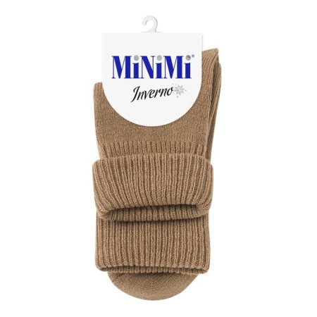 Women's socks mini inverno, single size, color beige