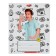 Notebook 12 sheets, in a cage, “Vlad paper”, cover coated cardboard, offset block, mix