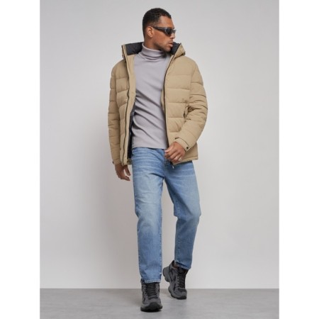 Sports male winter, size 48, beige color-12