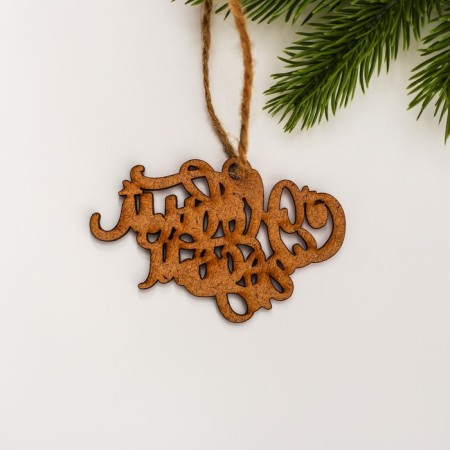 New Year's decor "Happy New Year" 8.2 x 5.3-4