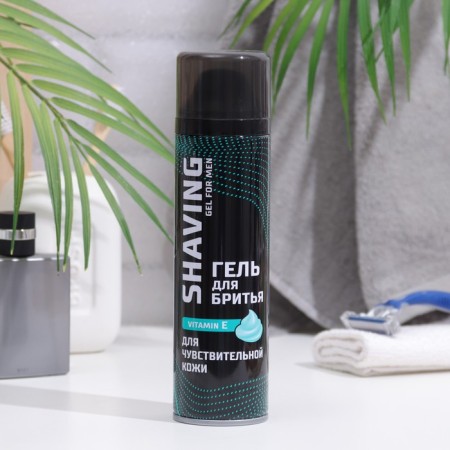 Carelax shaving gel for sensitive skin, 200 ml