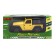 Inertial Funky Toys, Die-Cast, with a black roof, opening doors, 1:32, yellow color