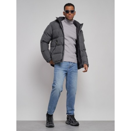 Sports Bologna male winter, size 50, color gray-12