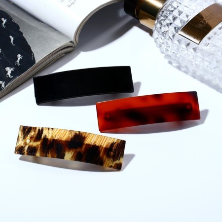 Halfish hair clip "Veta" Assorted Style, 7 cm, mix-1