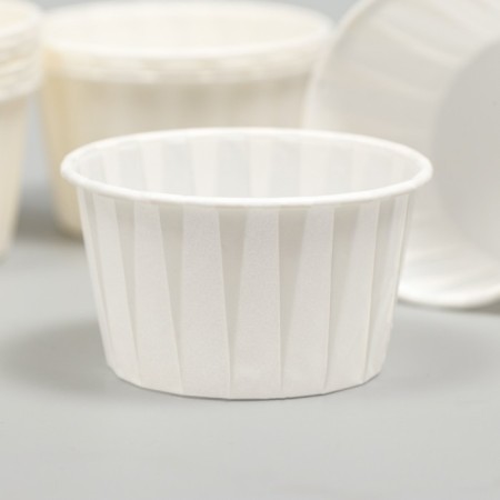 Muffin baking uniform, white, 3.8 x 3 cm-1