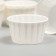 Muffin baking uniform, white, 3.8 x 3 cm