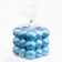 Figure candle "Babble" Big Cube, 5x5x5 cm, turquoise