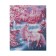 Diamond mosaic with a complete filling on the subframe "Fairytale unicorns", 40 x 50 cm