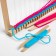 Weaving machine + 6 threads of thread
