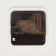 Wall clock, series: interior "Rays of the Sun", smooth move, d = 53 cm, with a mirror, brown