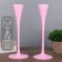 Glass "Narrow glass" Pink set 2 pcs 28.5x10.5x10.5 cm