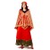 Carnival set: scarf, kokoshnik, gold on red