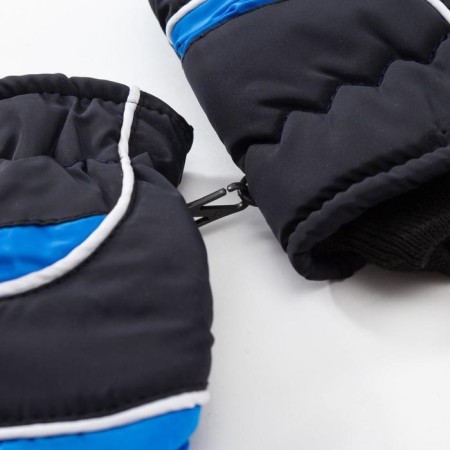 Mittens of winter children's minku, central/blue, rr 15 (16 cm)-3