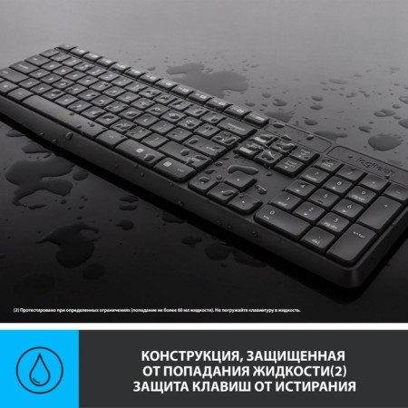 Keyboard + Logitech MK235 Claw: Gray Mouse: Gray/Black USB Wireless Multimedia (106853-4