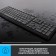 Keyboard + Logitech MK235 Claw: Gray Mouse: Gray/Black USB Wireless Multimedia (106853