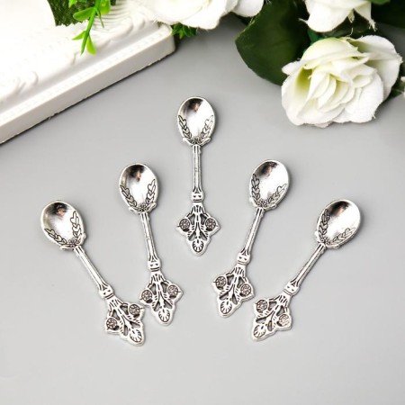 Souvenir wallet metal "Royal spoon" 5.9x1.4 cm-2