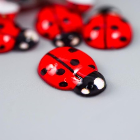 Decorative element "God's cows" 9x13 mm-1