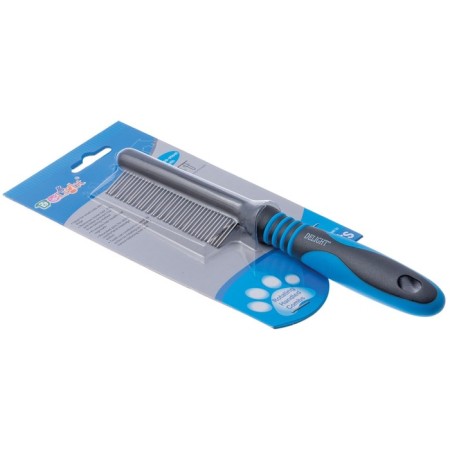 Delight comb, with rotating teeth, 37 teeth 18 mm, black and blue-5