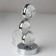 Table lamp "Capelia", size 15x34x17 cm, 16W IP 20
