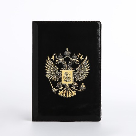 Cover for passport, black color-1