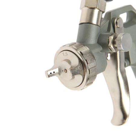 Pneumatic spray gun with the upper tank DEKO DKSG01, Metal, 500 ml-2