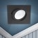 Lamp Built -in era KL87, IP20, 50W, 85x85x20 mm, black color black
