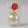 Set of balls plastic D-8 cm, 2 pcs "fireworks" gold