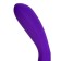 Vibrator "Dryuchka-Help", silicone, purple color, 20.5 cm