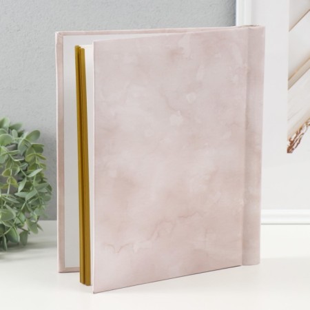 Photo album magnetic 20 sheets 23x28cm "Flower collection14 (1 white rose)"-1