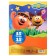 Cardboard color, A4, 15 sheets, 15 colors, coated, one -sided, in a folder, 220 g/m², Smeshariki