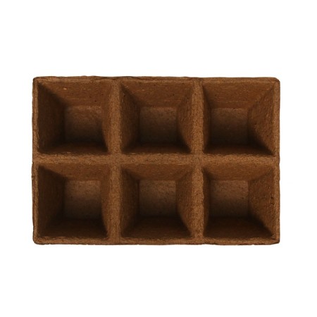 Peat cassette, 6 cells of 400 ml, 9 × 9 cm-6