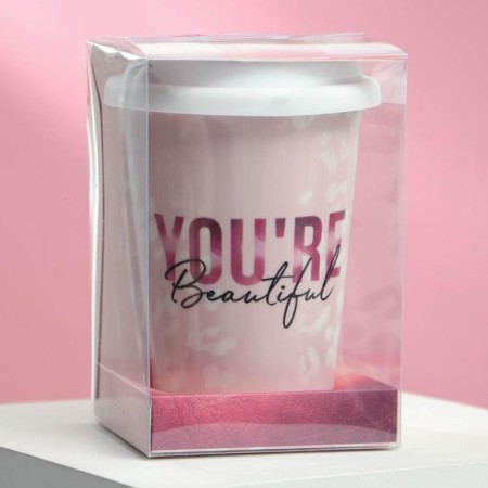 Thermostatic ceramic You’re Beautiful, 300 ml, white color-3