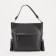 Luggage bag on lightning, 2 outer pockets, long belt, gray color