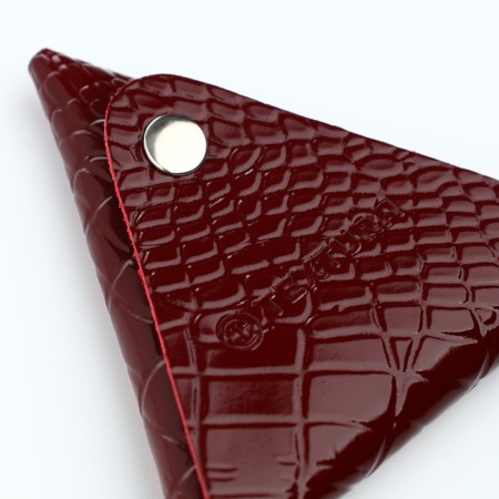 Monetnik on the button, Textura, burgundy color-4