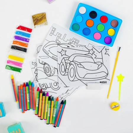 Set for drawing "Race" in the package-1